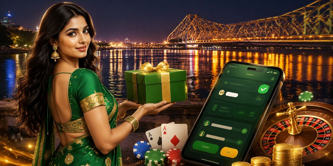 Mobile payments in Kolkata with traditional attire